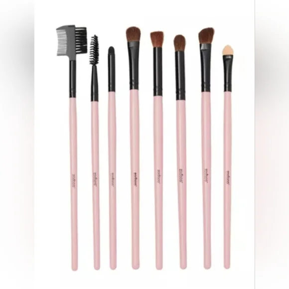 NIP Zodaca Pink Professional Makeup 24 Brush Set Plus Pouch - Picture 3 of 4